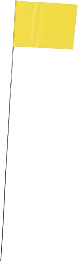 HANSON C H CO 15181 10PK 15" Yellow Stake Flag, 1 piece