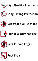 Respect Wildlife and Their Habitats Hunt BLACK Aluminum Composite Sign, 15"x18"