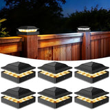 Solar Post Cap Lights 4x4 - 6 Pack