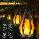 Solar String Lights - 21Ft Flickering Patio Lights