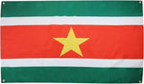 AZ FLAG Suriname Flag 150 x 90 cm with 4 Eyelets Surinamese Flag for Balcony or Wall