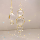 2 Pcs Crystal Suncatcher Wind Chimes for Outside,Crystal Suncatcher Prisms Hanging Outdoor Wind Chimes,Sun Catcher Hanging Crystals for Windows,Suncatchers Wind Chime Garden Decor Wedding Decoration