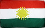 AZ FLAG Kurdistan Flag 150 x 90 cm with 4 Eyelets for Balcony or Wall