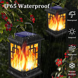 Solar Lantern - Flickering Flame LED, Waterproof, 2 Modes