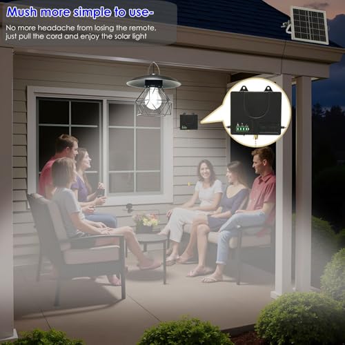 Solar Shed Light 3000lm with Pull String - Indoor & Outdoor