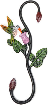 Cast Iron Plant Extension Hanger, Indoor Outdoor S Hooks Plant Hanger for Hanging Plants, Ceiling Extender Hooks for Hanging Flower Pots Baskets, Macrame Plant Holder, Lantern, Birdfeeder