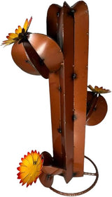 Metal Saguaro Cactus - Garden Art (Copper)