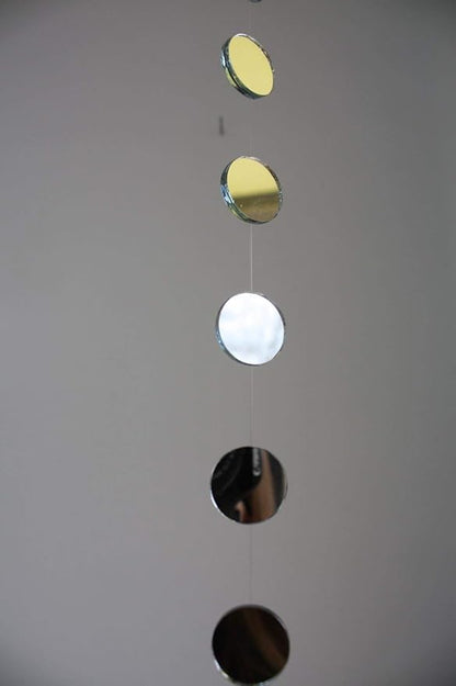Mirror Garland Strand, 1 x 48 Inches, Real Mirror Sun Catcher Mobile