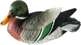 Floating Mallard Ducks for Pond Décor - Realistic Waterproof Resin Duck Statues Outdoor, Garden & Patio Ornaments with Fake Mandarin Ducks, Perfect as Cake Toppers/Pool Backyard Lawn Decoration