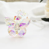 Butterfly Hanging Ornament for Car Decor Sun Catcher- Crystal Rain Bown Maker for Window Hanging - AB Colored Hanging Pendant for Home Garden