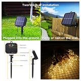 Solar Outdoor String Lights - 20Ft Vintage Hemp Rope