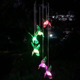 Hummingbird Solar Chimes,Unique Birthday Gifts for Women/Mom/Grandma,Best Idears Grardening