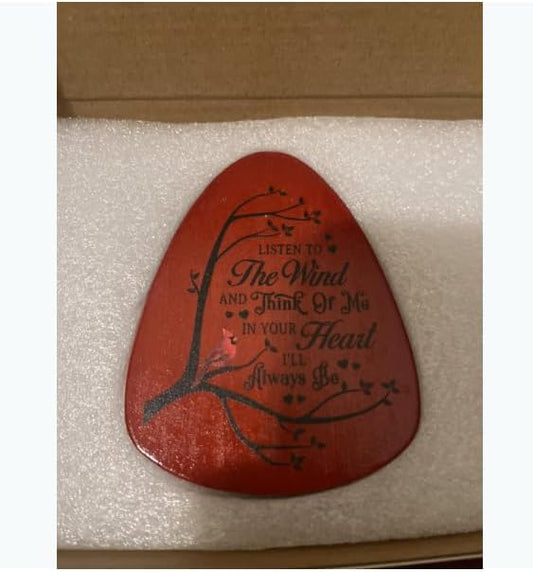 Cardinal Wind Chimes and Ceramic Ornament Sympathy Wind Chimes Home Decor Outdoor Garden, Gifts for Bereavement, Condolence, Funeral, Soothing Melodic Tones with Mute Option