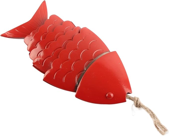 Yosoo Colorful Koi Fish Wind Chime, Metal Crafts with Relaxing Tones for Outdoor Decoration, Perfect for Garden and Patio (3)
