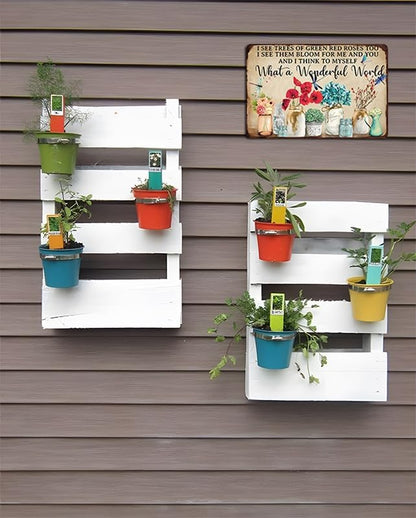 Artlunar Funny Garden Plant Flower Sign Outside Yard Art Decor - Humorous Gardening Gift for Women Enthusiasts, 12" x 8" (985)