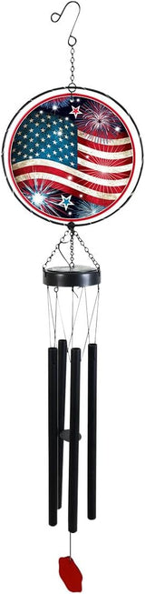 Briarwood Lane Stars and Stripes Illuminated Wind Chime