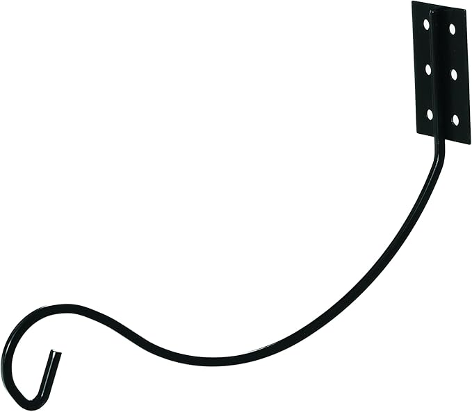 Woodstock Wind Chimes Outdoor Hanging Bracket,Windchime Hanger Black Iron Metal Hanger for Outside, Patio Garden Yard Lawn Porch Décor