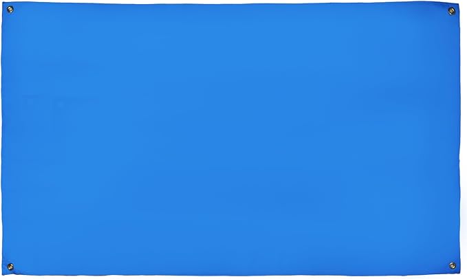 AZ FLAG Single Blue Flag 150 x 90 cm with 4 Eyelets for Balcony or Wall