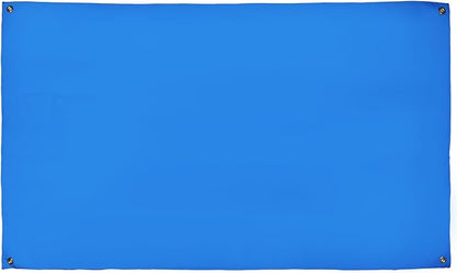 AZ FLAG Single Blue Flag 150 x 90 cm with 4 Eyelets for Balcony or Wall