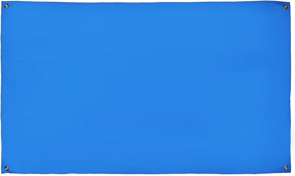 AZ FLAG Single Blue Flag 150 x 90 cm with 4 Eyelets for Balcony or Wall