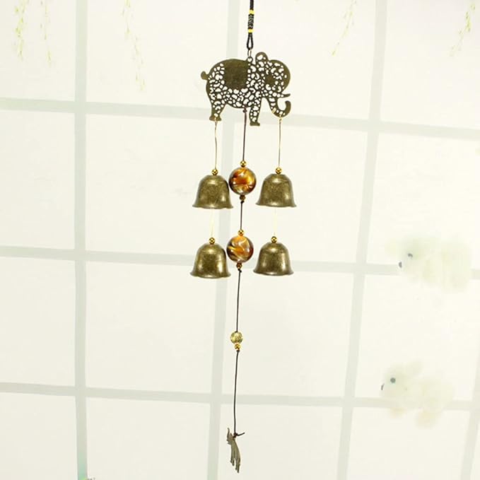 SUNESA Wind Chime Aeolian Bells Large Wind Chimes Bells Yard Garden Decor Ornament Windbell Wind Chimes Wind Chimes for Outside Memorial Wind Chimes (Color : Elephant)