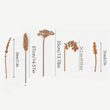 5X Decorative Garden Stakes Decorative Garden Decor for Pathway Patio Backyard, Style C