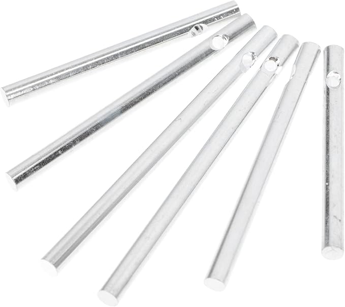 balacoo Aluminum Wind Chime Tubes 15Pcs Medium Sized Metal Pipes 2.75In DIY Outdoor Wind Chime Supplies for Garden Patio Decoration