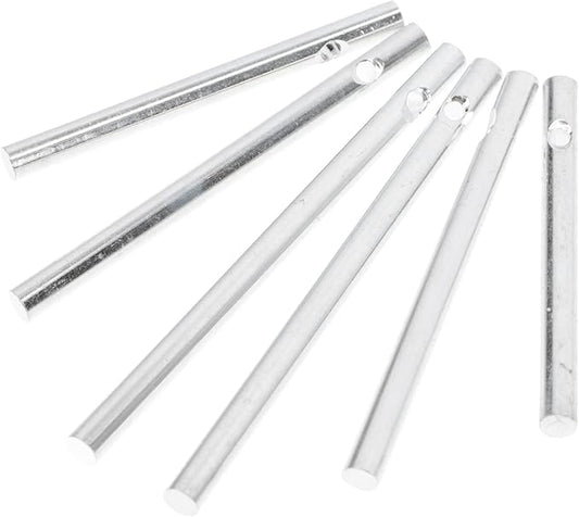 balacoo Aluminum Wind Chime Tubes 15Pcs Medium Sized Metal Pipes 2.75In DIY Outdoor Wind Chime Supplies for Garden Patio Decoration