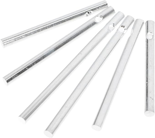 balacoo Aluminum Wind Chime Tubes 15Pcs Medium Sized Metal Pipes 2.75In DIY Outdoor Wind Chime Supplies for Garden Patio Decoration