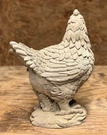 Generic Stone Statue 2023 Chicken Statue Concrete Farm Chicken Decoration