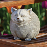 Pudgy Pals by Roman Cat Garden Statue - 7.25"