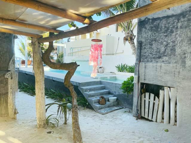 Capiz Shell Wind Chimes - with Clear & Melodious Sound -Handmade Sturdy Wood Wind Chimes Provides Comfortable and Pleasant Ambiance State Every Day, (Pink)