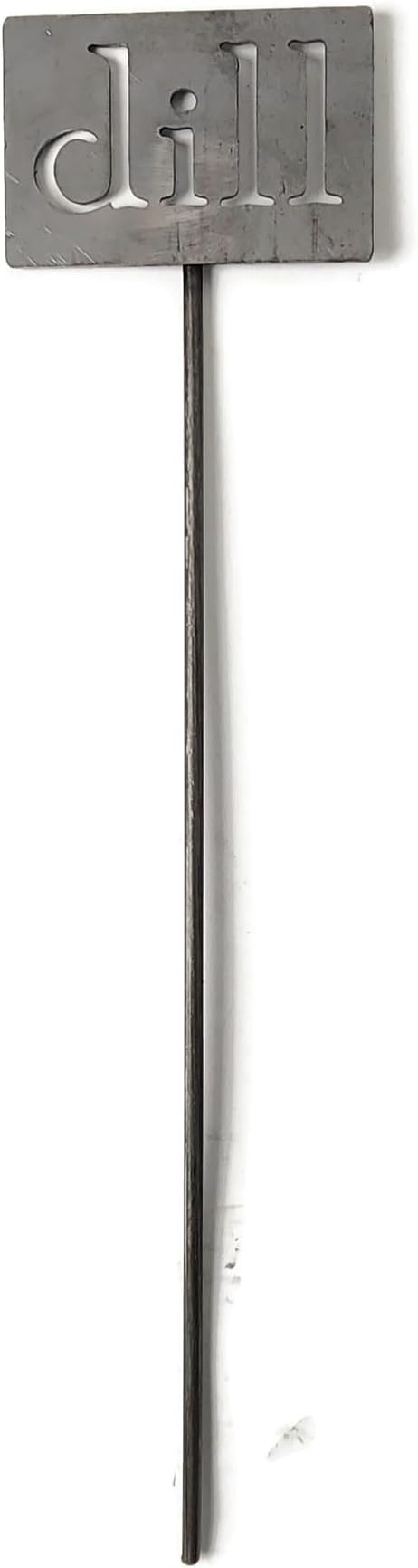 Classic Metal Garden Markers 19 Inches Tall (dill, Raw, Unfinished Steel (will rust with time))