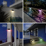 Solar Deck Lights - 6 Pack Waterproof Stair Lights