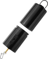 1 Pack Wind Spinner Motor Hanging Display Rotating Motor Battery Operated Multi-Purposes Rotatable Hook for Garden Outdoor Decoration(Black)