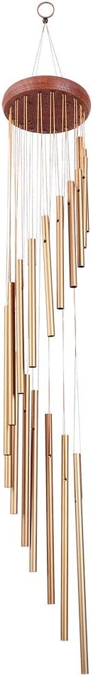 Wind Chimes Outdoor Memorial, 18 Aluminum Alloy Tubes Handcrafted for Superior Musical Performance and Durability, Hanging Decoration for Home Garden Yard Patio Porch Christmas