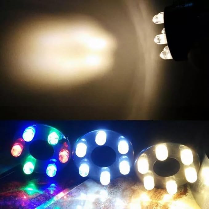 Wholesale Fountain Submersible LED Light Fountain Ring (6-LED no AC Plug) for Garden, Square, Yard (Warm White,2)