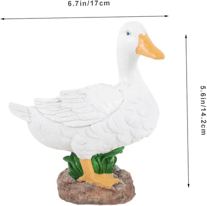 Resin Ornament Floating Statue Garden Decor Outdoor Realistic Faux Sculpture