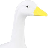 Garden Statues Goose Statue 7Inch White Goose Figurine Ornament Desktop Animals Figurines Car Decoration Farm Craft Decoration Yard Ornaments Decor