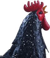 Metal Rooster Statue Garden Chicken Sculpture Decoration Metal Yard Art for Yard Outdoor Indoor Decoration (#L)