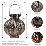 Hanging Solar Lanterns - 2 Pack, 6 Lumens