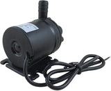 ZAOJIAO Brushless Centrifugal Submersible Water Pump 800L/H 210GPH 5M/16ft for Fountain Pool Solar Circulation System Water Circulation System (DC 12V)