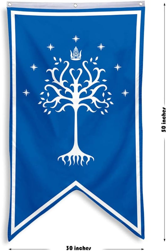 Bayyon Tree of Banner Flag 30x50 Inch Man Cave Home Office Bed Room Decor (Blue), By201212