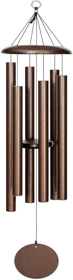 50 Inch Aluminum Wind Chimes Large Outdoor Memorial Hanging Wind Chime with Deep Church Bell Sound Heavy Duty 3.6mm Thick Tubes for Garden Porch, Patio Yard and Home Decor Taiwan Made