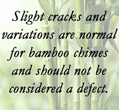 Woodstock Chimes Asli Arts Collection, Half Coconut Bamboo Chime, Large (36'') Bamboo Wind Chimes for Outdoor, Patio, Home or Garden Décor (C101)