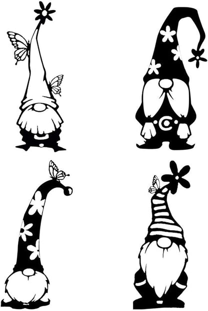 Zerodis Garden Statue Decor, Handmade Metal Fairy Statues, Iron Garden Accessories for Courtyard Lawn Decoration (B)