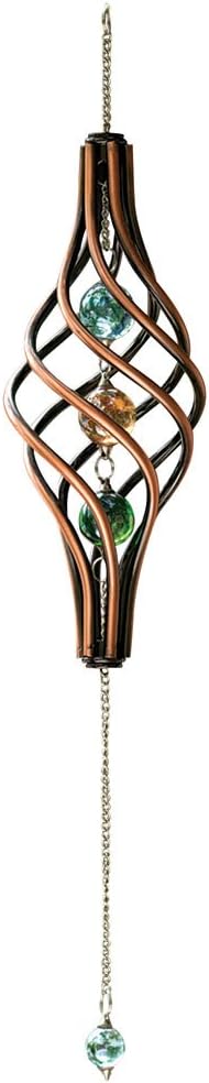 Bits and Pieces - Copper Wind Spinner - Unique Outdoor Lawn and Garden Décor - Weather-Resistant Metal