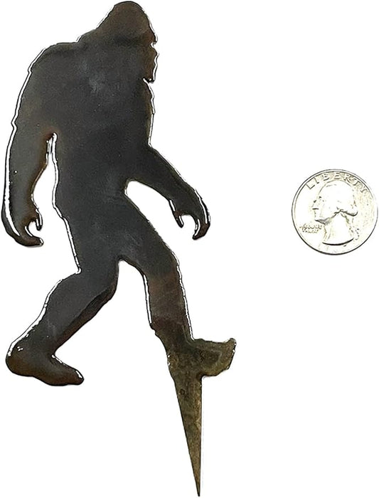 Bigfoot Walking Spike (Small Flowerpot Spike) - Lawn and Garden Ornament - Bigfoot/Sasquatch/Yeti Gift - Made and Manufactured in USA