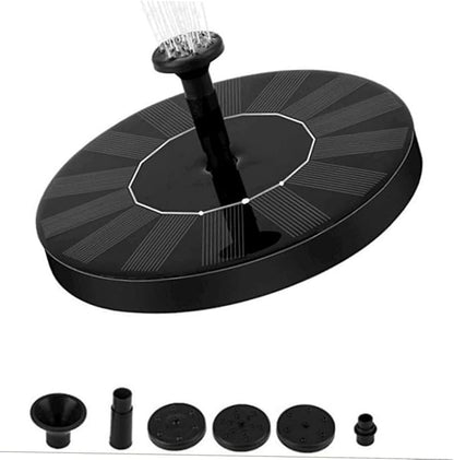 SUPVOX 1W Solar Floating Fountain Pump for Garden Pool Outdoor Solar Panel Water Fountain Decoration Black for Water Features