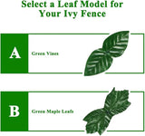 iCover Artificial Ivy Privacy Screen for Fence, 39x157in Strengthened Joint Prevent Leaves Falling Off, Faux Hedge Panels Greenery Vines, Decorative Fences for Outdoor Garden